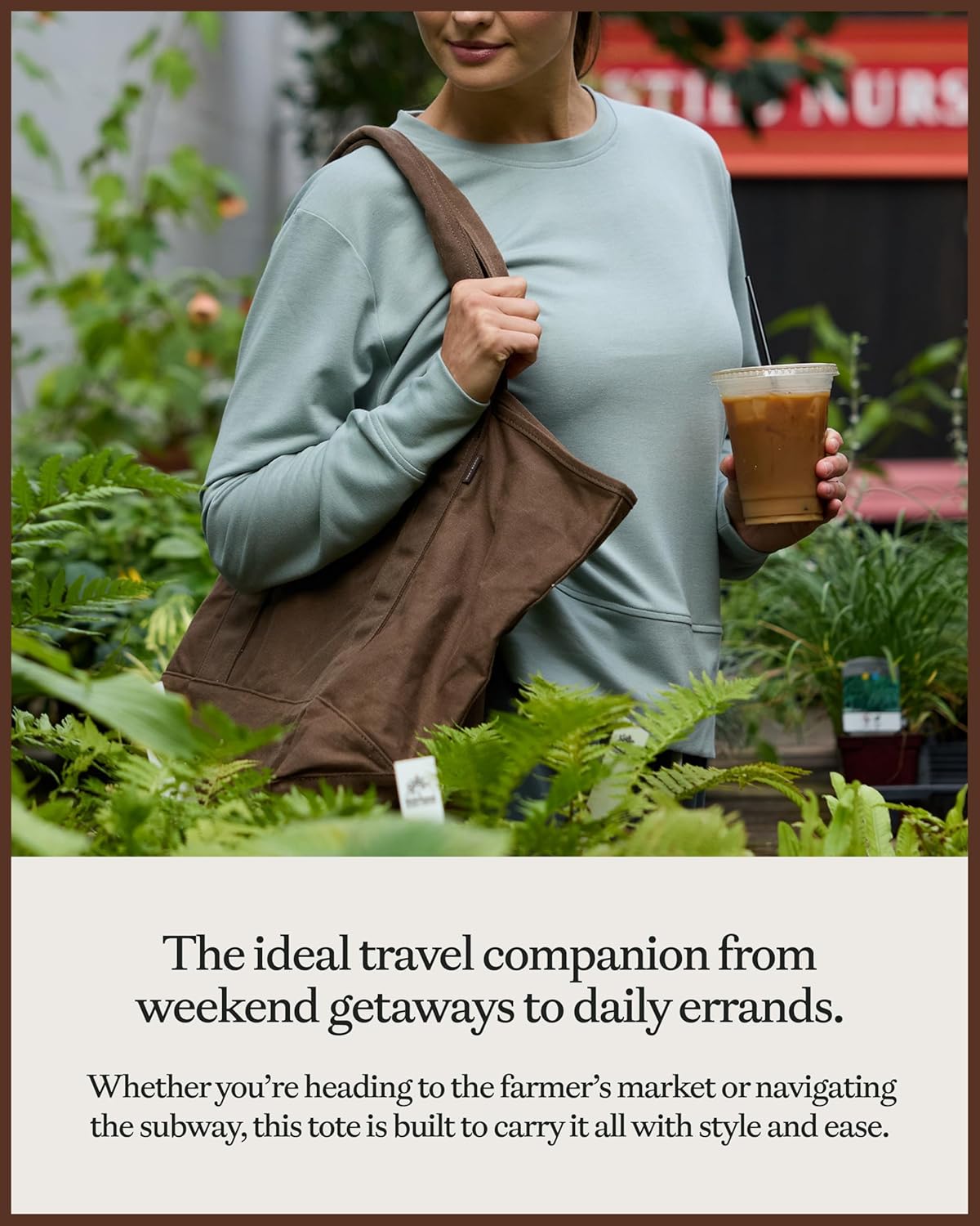 Bolso lona encerada Cozy Earth
