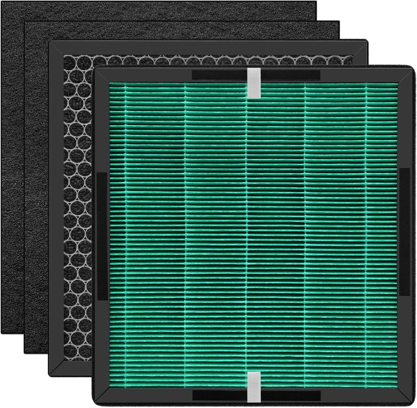 Filtro H13 Evalit ET066 HEPA lavable 3 etapas mascotas paq 2