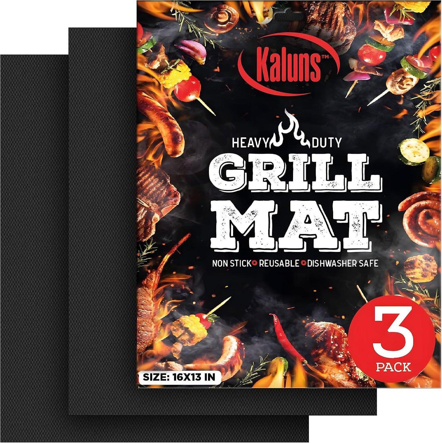 Alfombrillas antiadherentes para parrilla juego 3