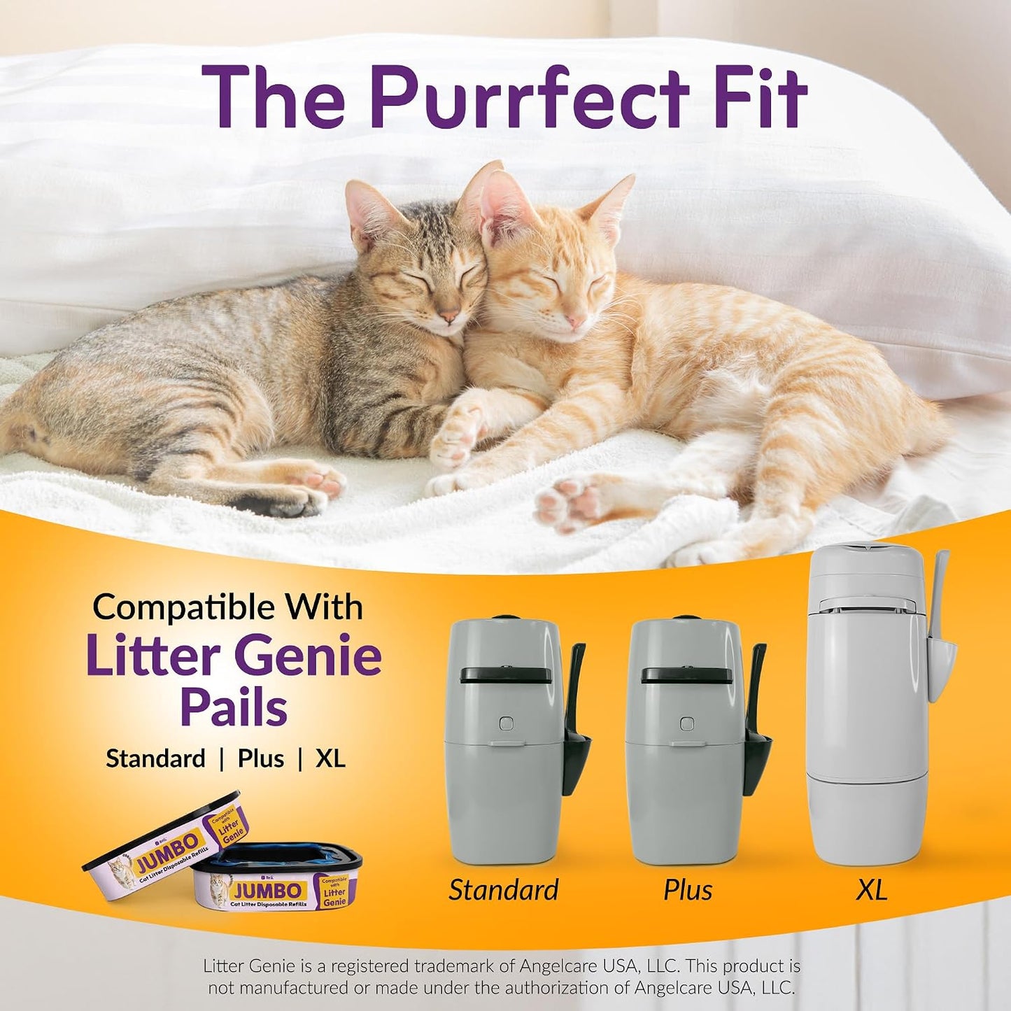 Bolsas arena gato 6 pzas comp Litter Genie 7 capas