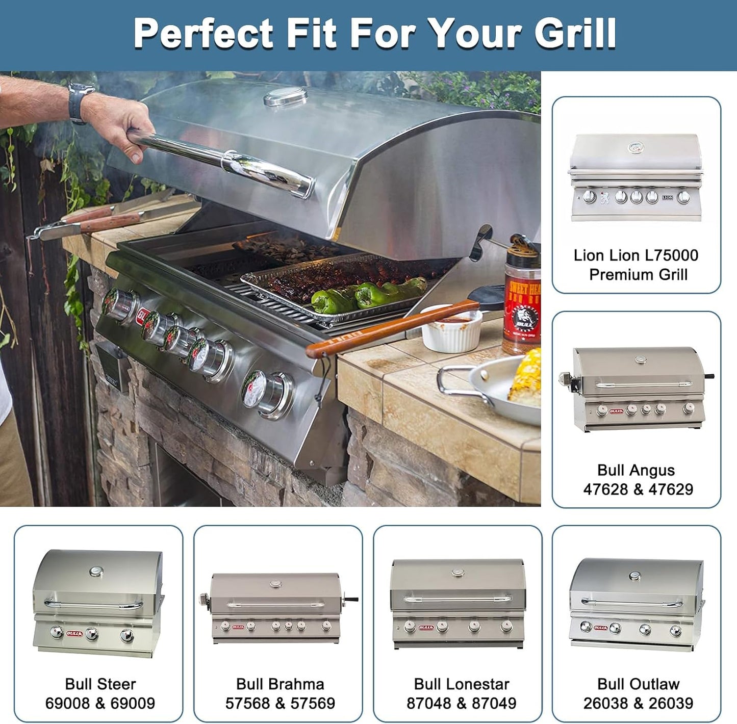 Repuesto parrilla Bull y Lion L75000