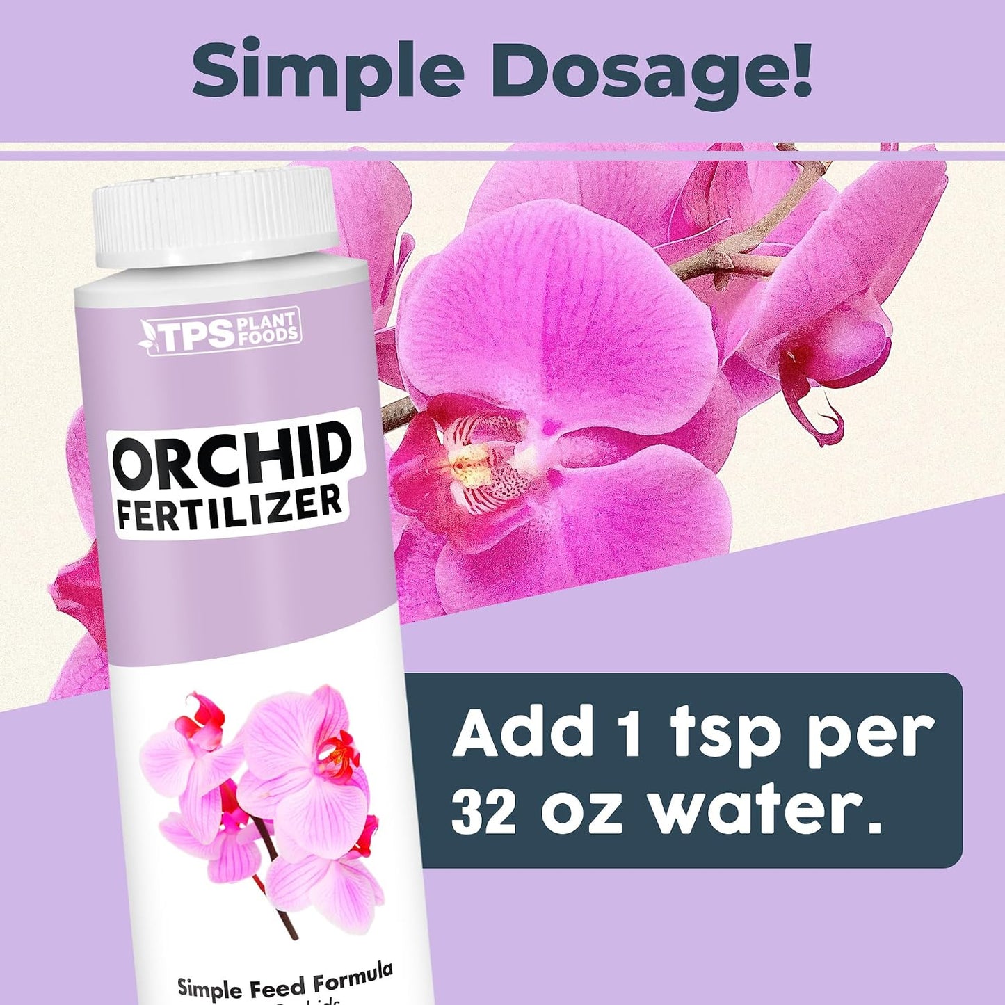 Fertilizante líquido para orquídeas y plantas interiores 8oz
