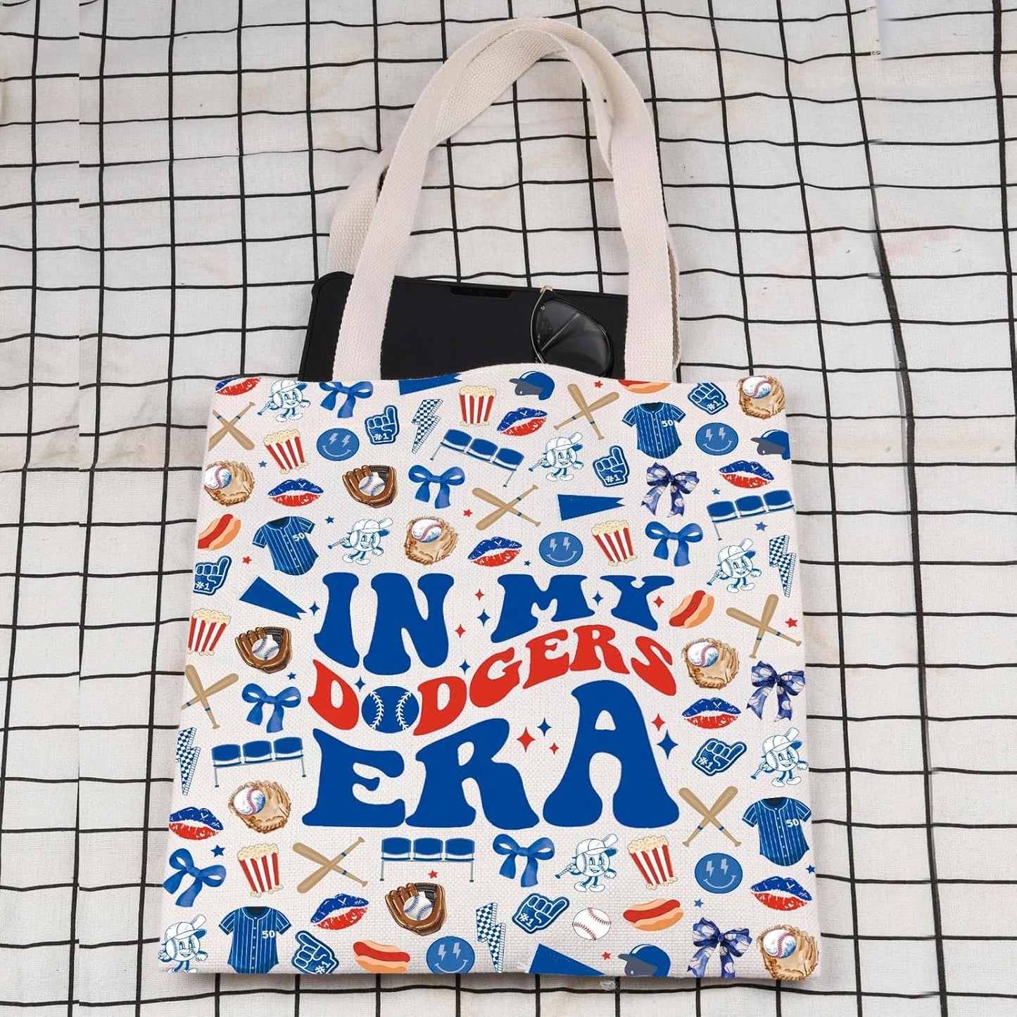 Bolsa de mano de mercancía para amantes del béisbol