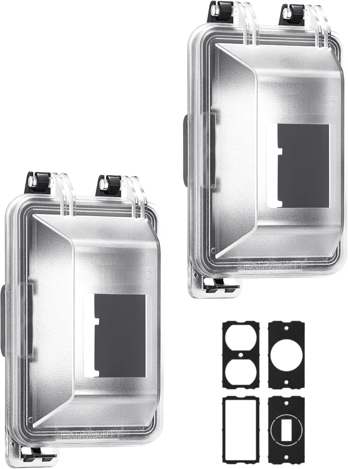Cubierta salida exterior 1 banda resistente PC comp GFCI