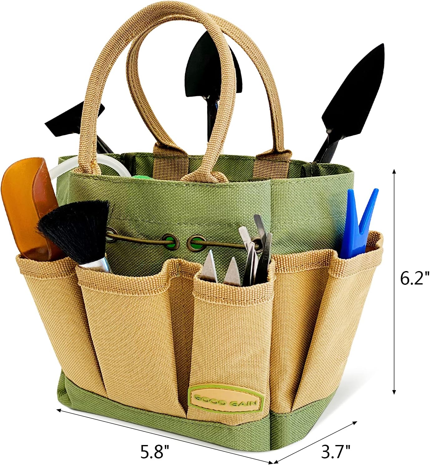 Kit suculentas jardín 15 pzas herramientas mini con soporte maceta