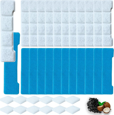 Set 12 filtros repuesto para fuente agua perros comp Kastty 4Gal