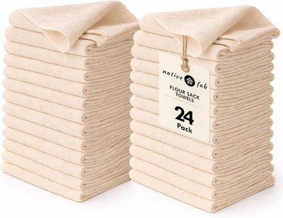 Toallas de algodón 100% absorbentes 28x28 pulgadas pack 24