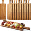 10 Tablas Cortar Madera Acacia Bambú 16.1x4.7pulg