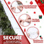 Lazo Navidad Plástico 10pulg Reutilizables Antiarañazos