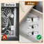 10 Bridas Silicona Reutilizables Organizador Cables Oficina Hogar