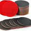 Set 12 Almohadillas Lija Espuma 6pulg Grano 180-3000