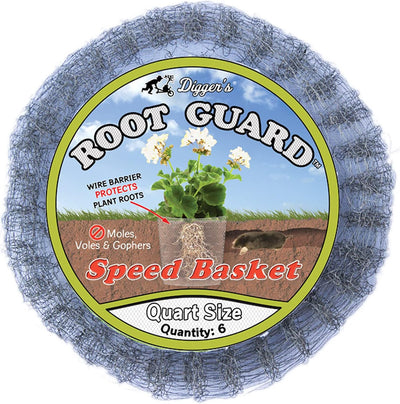 Cestas proteccion raices 1qt para plantas control Gopher set 6