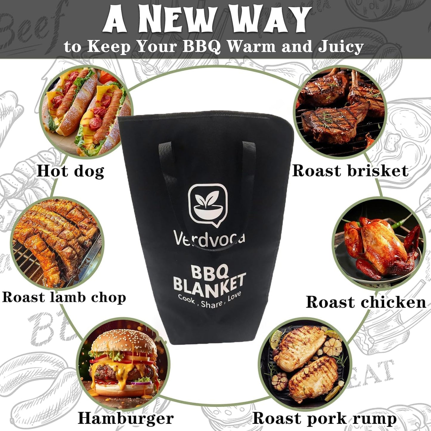 Set 2 Pzas Tub Colapsable BBQ 30L y Cubierta Inox 21pulg