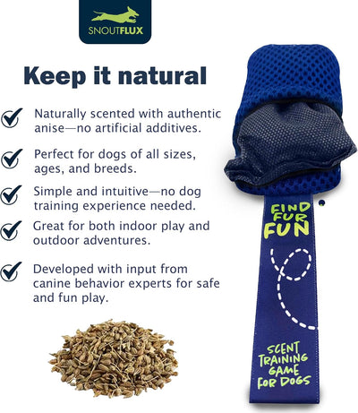 Juego interactivo para perros con aroma anís