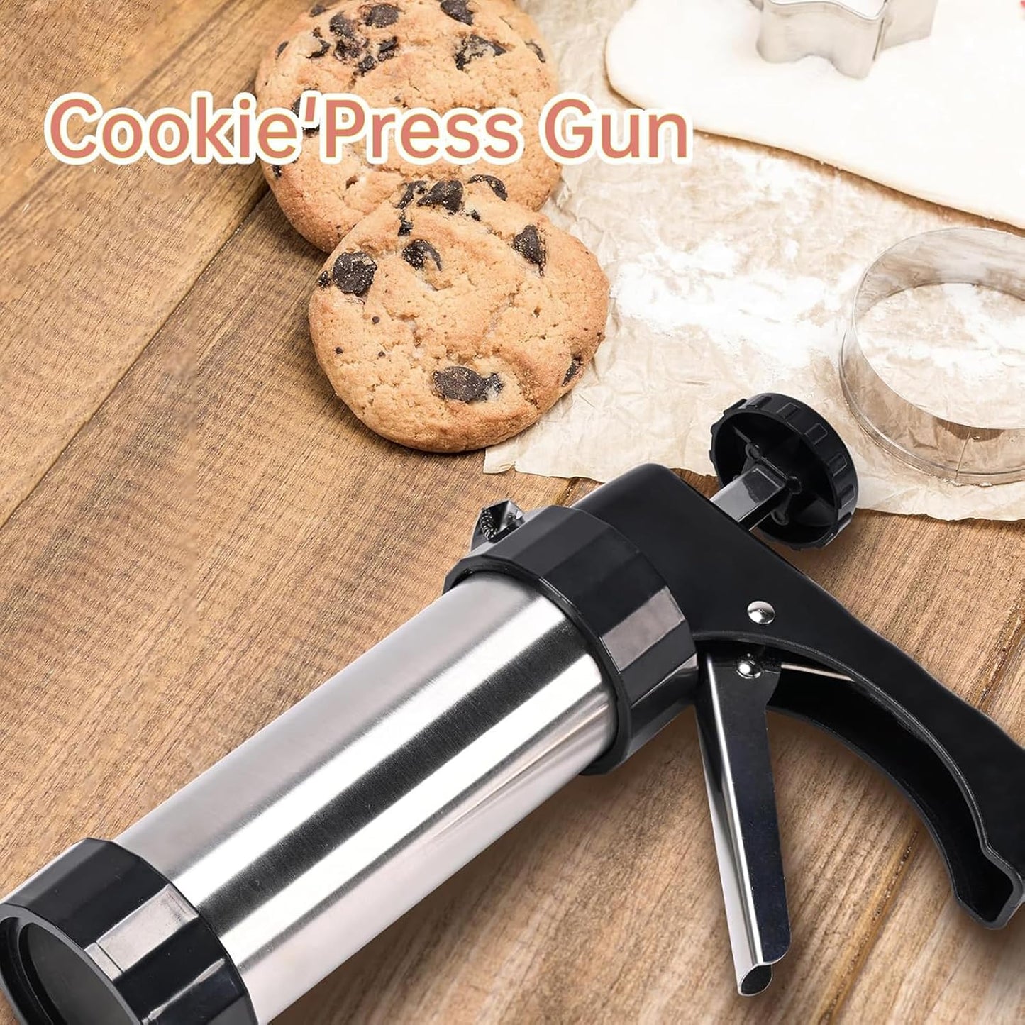 Kit prensa galletas máquina churro 13 discos 8 boquillas glaseado
