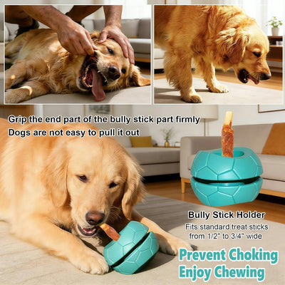 Dispensador golosinas perros con soporte palitos goma natural