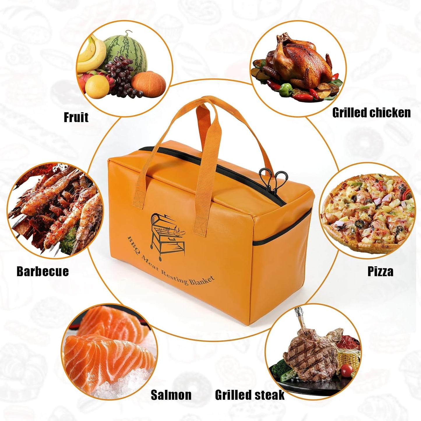 Manta descanso carne BBQ bolsa aislante