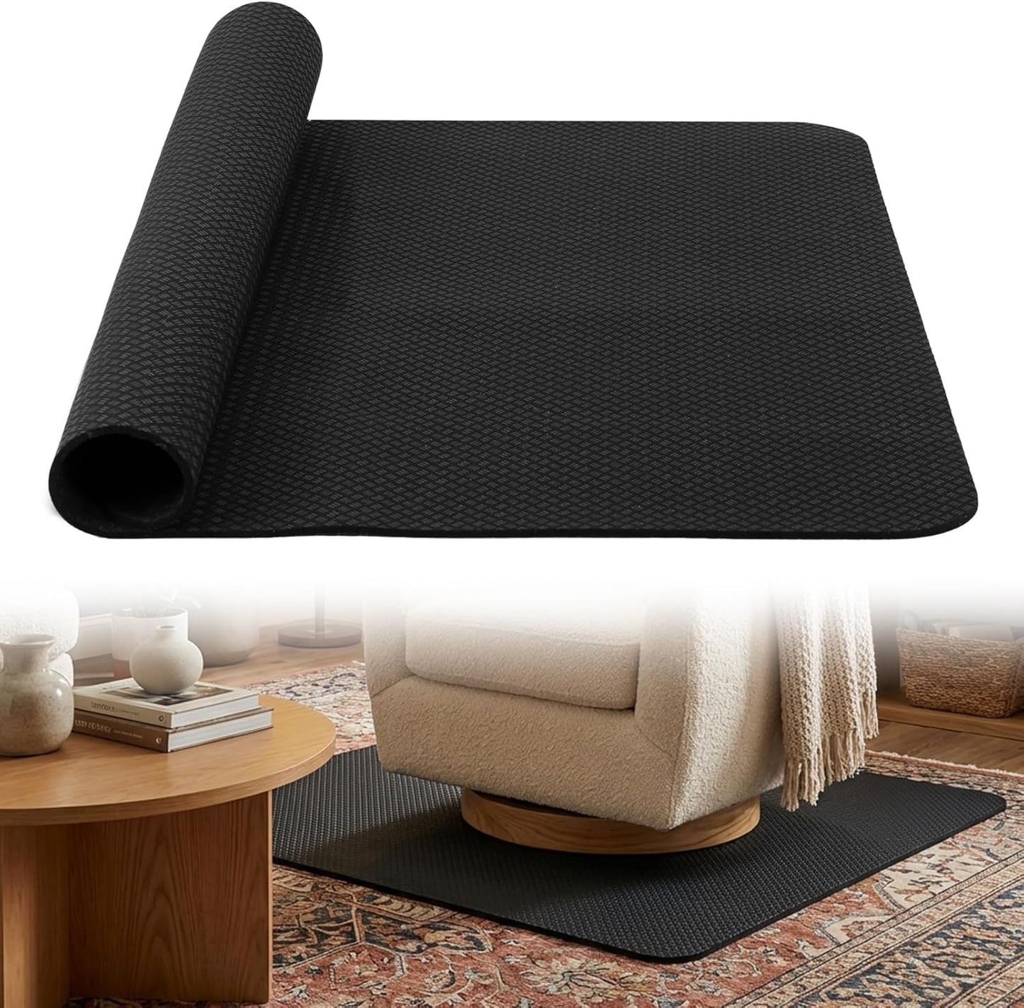 Almohadilla antideslizante para suelos madera dura y muebles