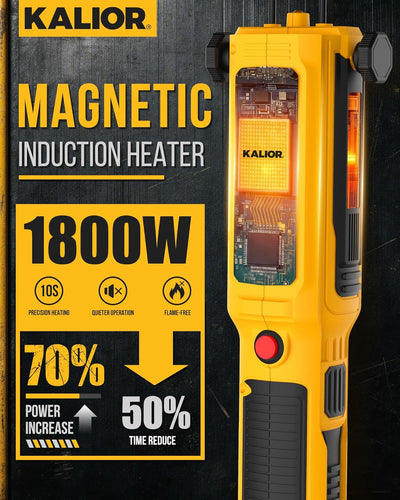 Calentador inducción 1800W 110V 12 bobinas herramienta mecánica