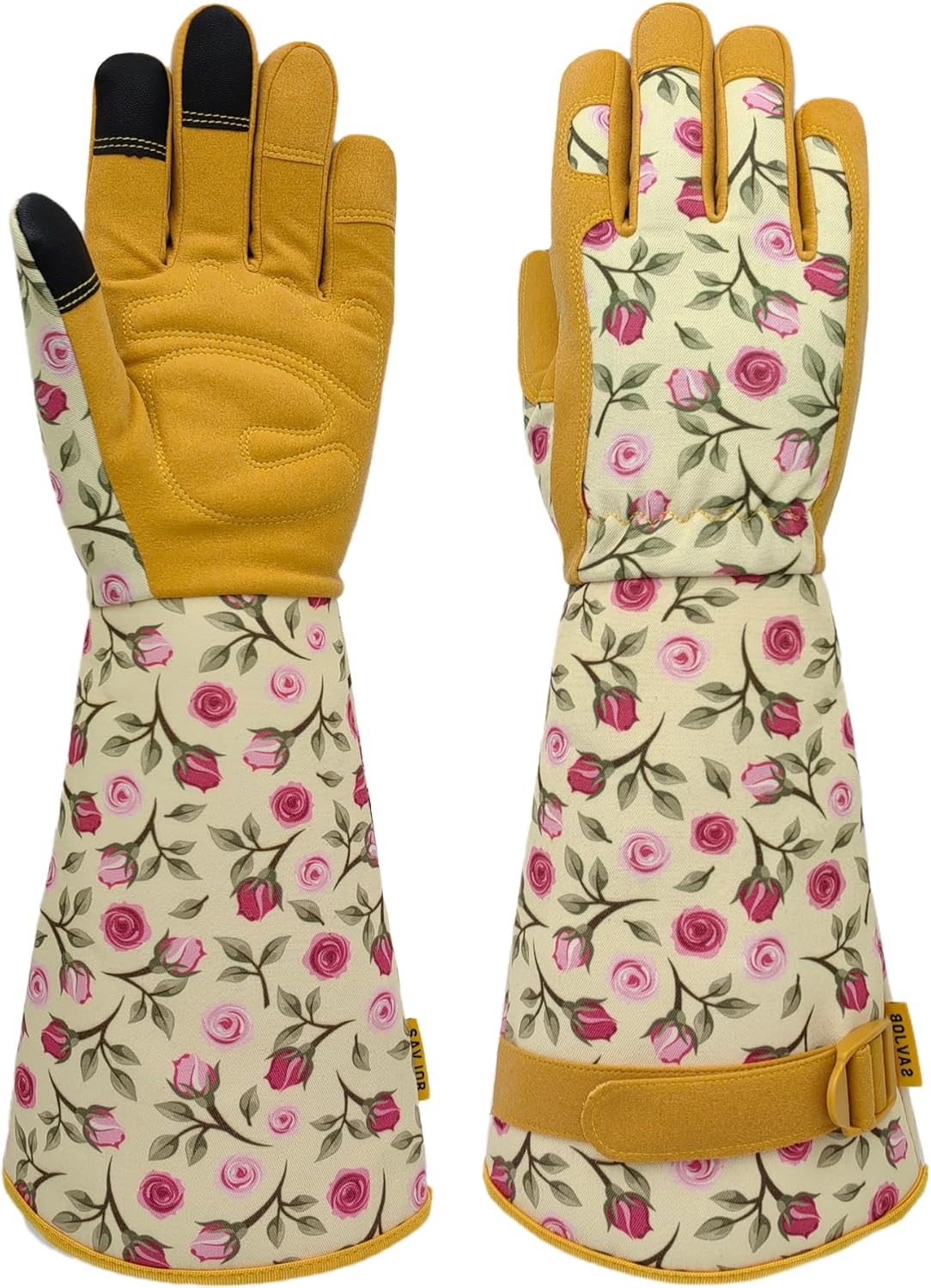 Guantes jardinería antiespinas largos tactil