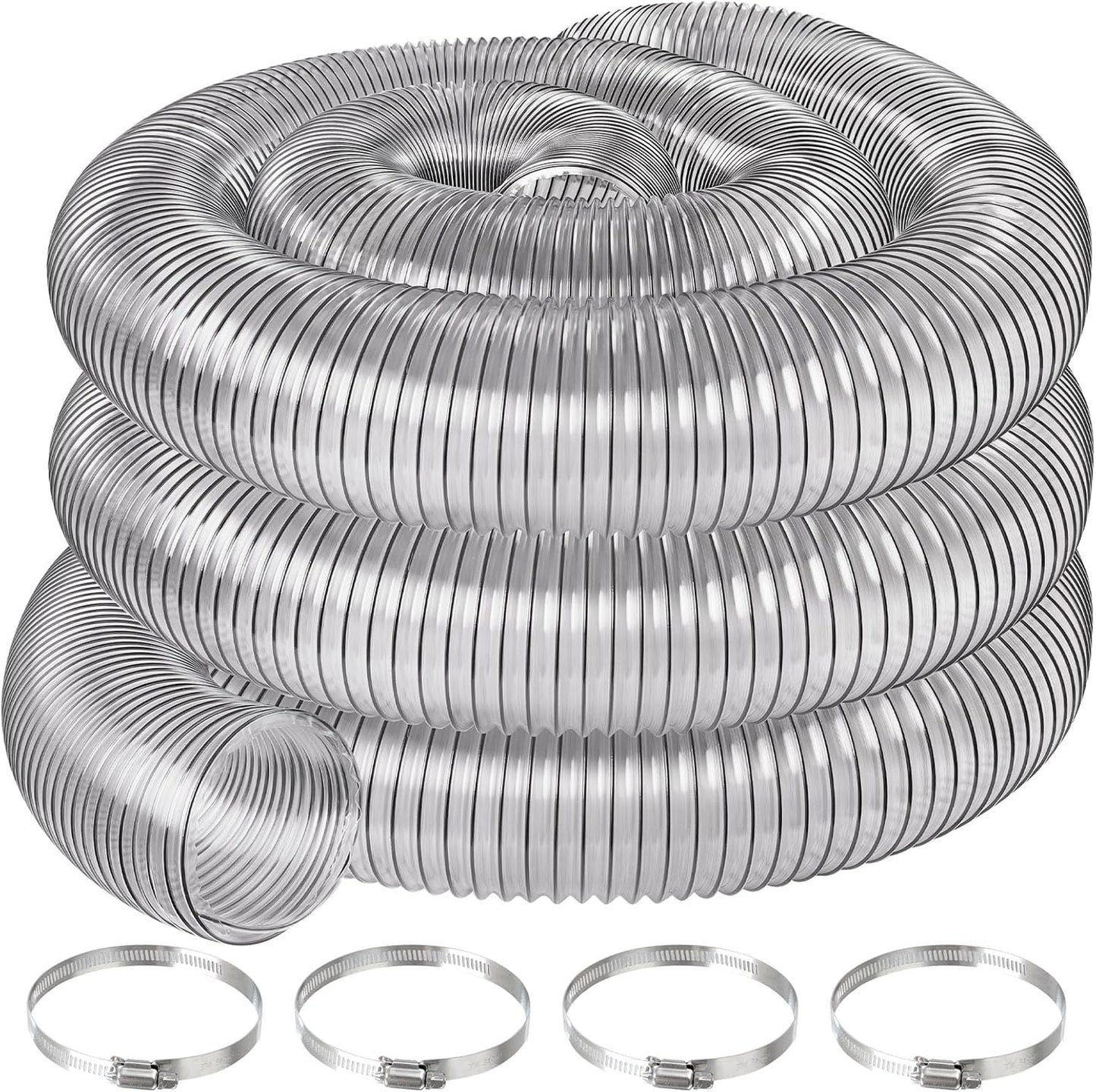Manguera PVC 6x30ft para colector polvo carpintería