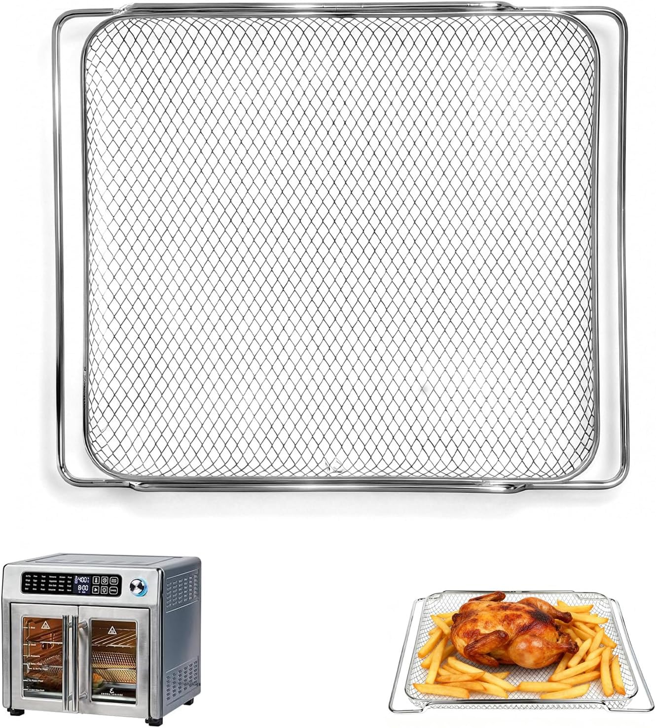Cesta repuesto freidora aire comp Emeril Lagasse 14x11pulg