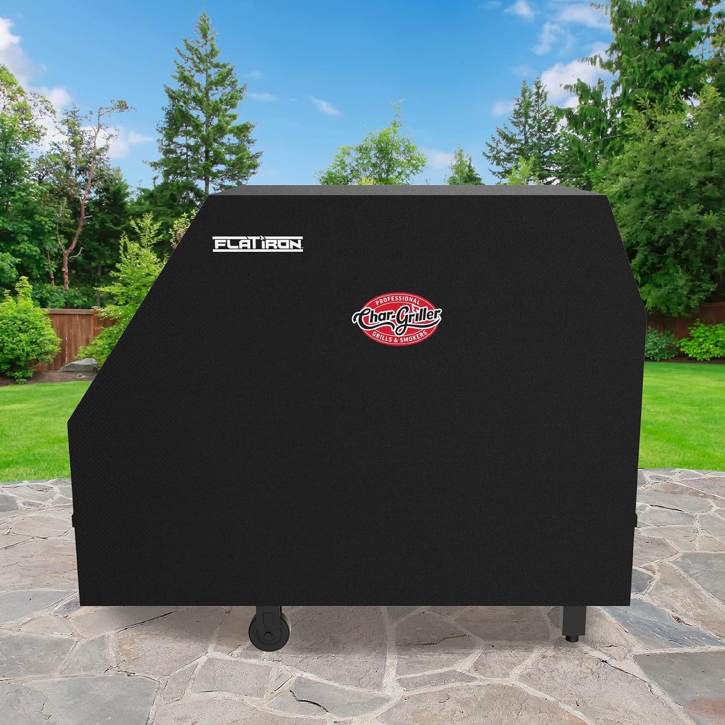 Cubierta parrilla gas exterior 3 quemadores negro