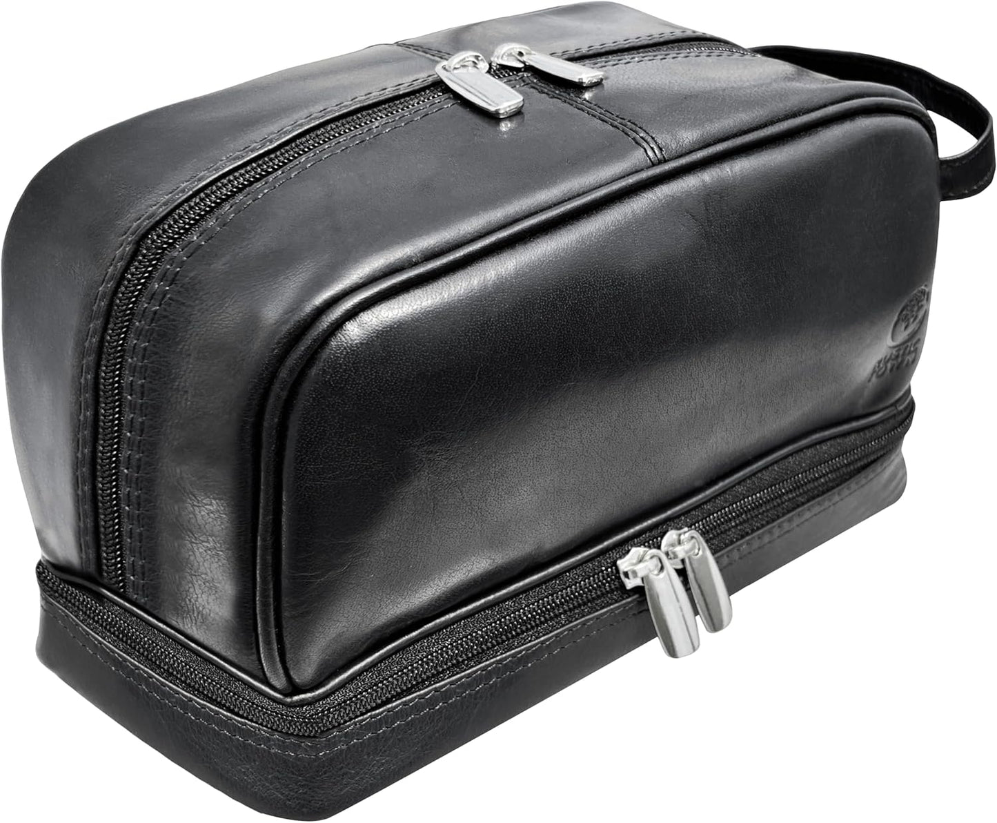 Neceser cuero kit afeitado viaje organizador tocador