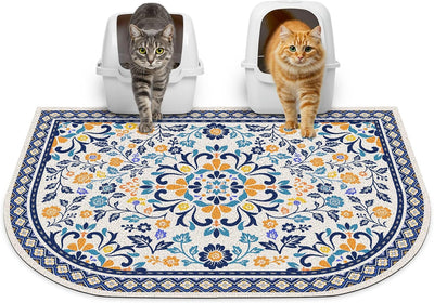 Alfombrilla arena gato forma arco 33x22pulg antideslizante