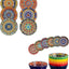 Set 6 Platos Postre Bohemio 8.5pulg Cuencos Cereales 26oz