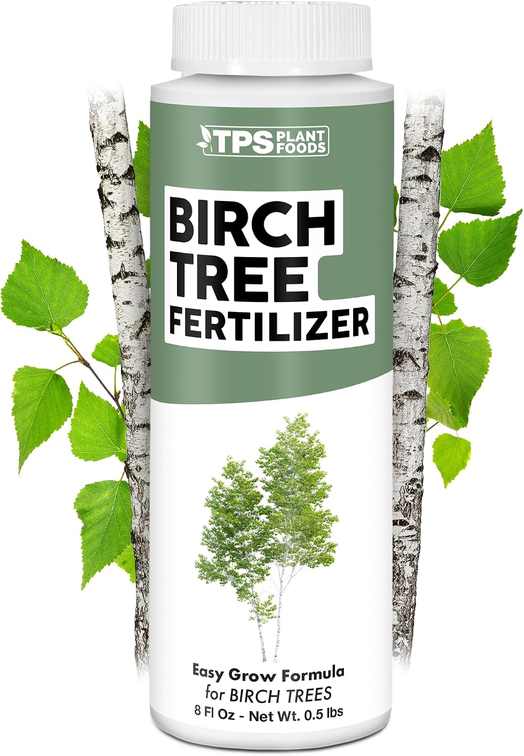 Fertilizante abedul líquido para abedul de río y papel 8oz