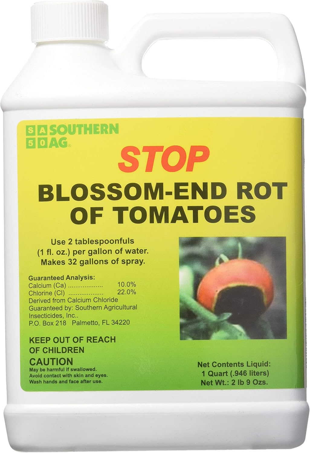 Químico STOP previene pudrición apical en tomates