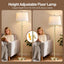 Lámpara pie dorada sala ajustable 55-67pulg LED