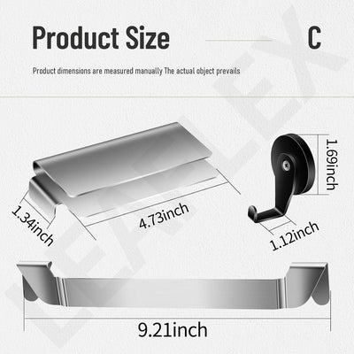 Puerta grasa acero inox parrilla 10pulg soporte magnético