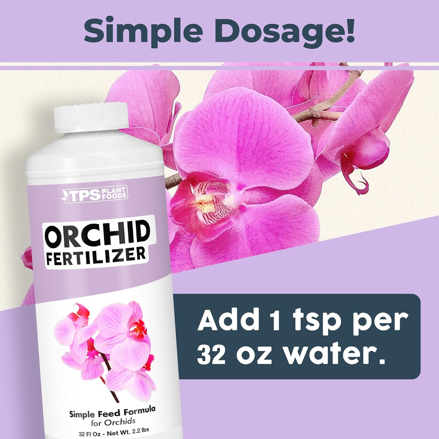 Fertilizante líquido para orquídeas y plantas 32oz