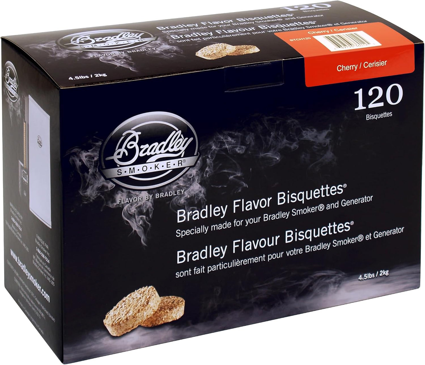 Bisquetas asar barbacoa madera cerezo pack 120