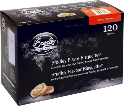 Bisquetas asar barbacoa madera cerezo pack 120