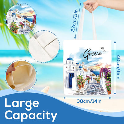 Bolsas reutilizables regalo recuerdos viaje España Grecia Italia