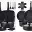 Set 21 Ollas Cerámica Antiadherente Mango Desmontable