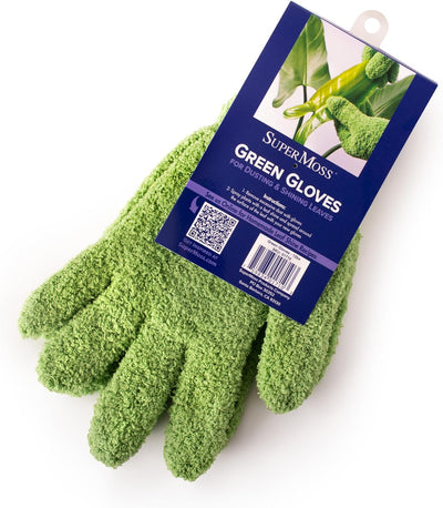 Guantes microfibra para limpiar plantas interiores reutilizables