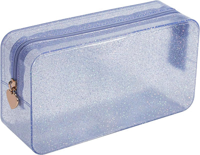 Bolsa maquillaje viaje PVC impermeable con cremallera SPF