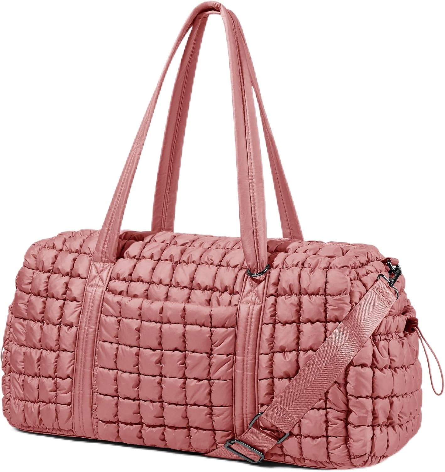 Bolsa viaje hinchada mujer rosa con bolsillo seguro