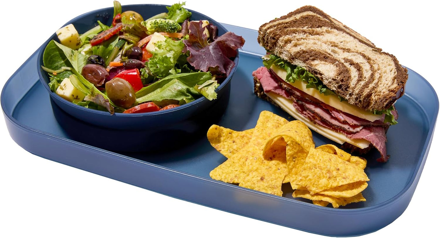Plato de sopa y sándwich Madesmart de silicona apilable para microondas