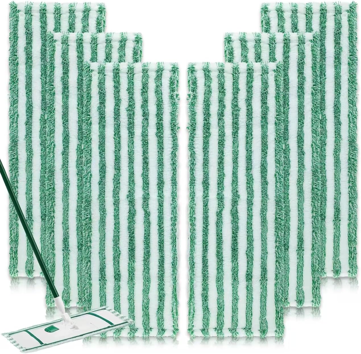 6 Pzas Almohadillas Mopa Microfibra Libman Reutilizables