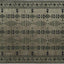 Alfombra lavable 7x9ft cocina dormitorio cert Oeko-TEX verde