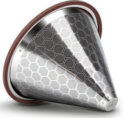 Filtros café compatibles Chemex 6-10 tazas acero inox reutilizables
