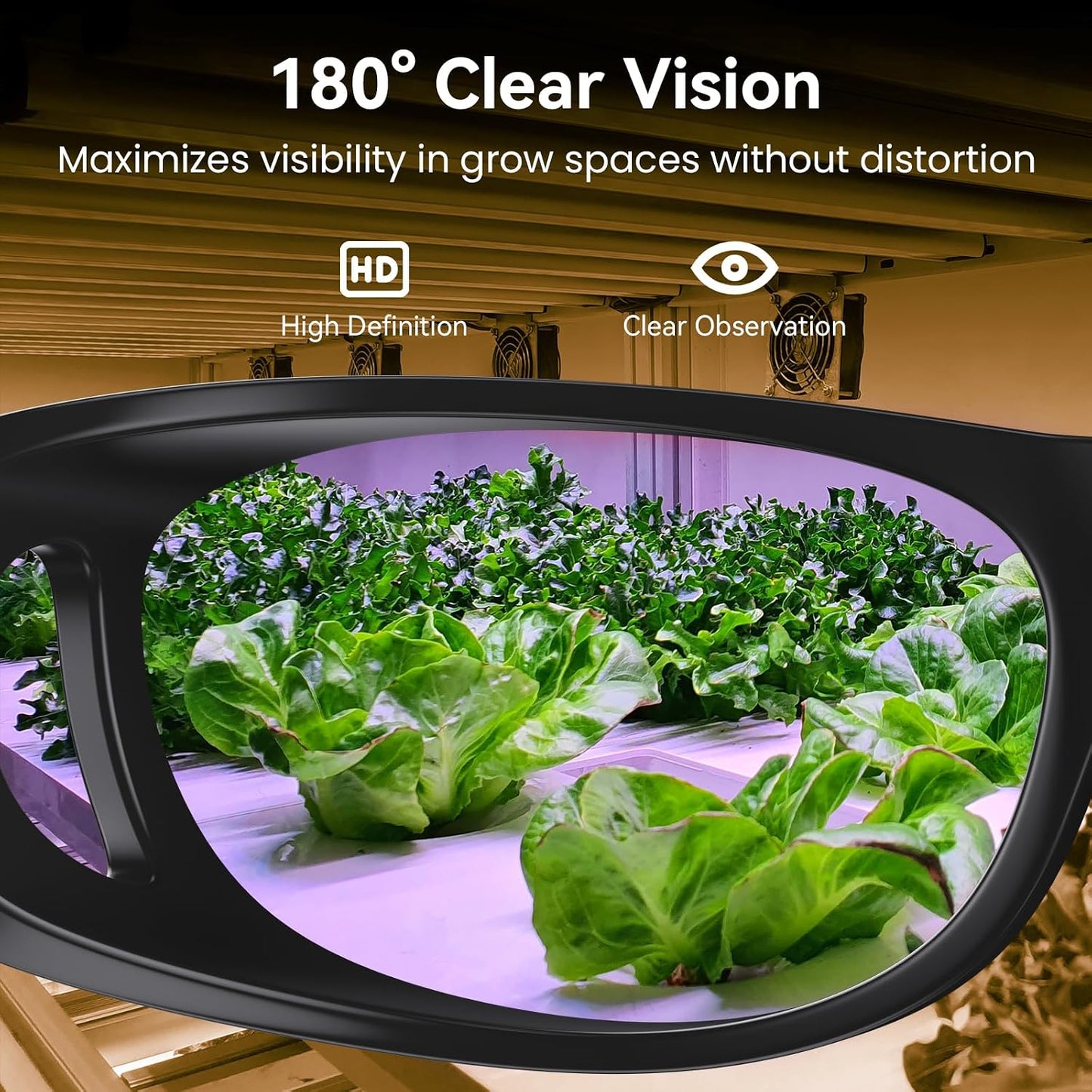 Gafas hidropónicas UV para HPS MH y LED