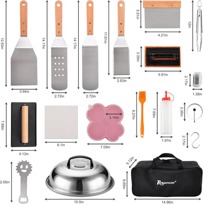 Set 132 Pzas Accesorios Parrilla Acero Inox