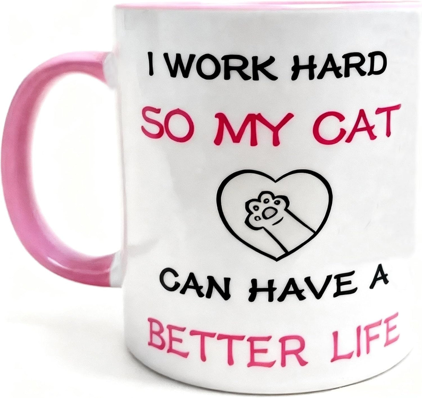 Taza divertida para amantes de los gatos, regalo para ella, mamá, amiga