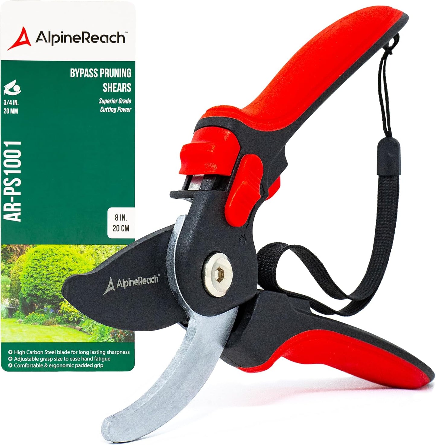 Tijeras podar ergonómicas acero alto carbono mango ajustable